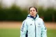Arsenal manager Renee Slegers during a training session at t