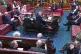 Screen grab of members of the House of Lords looking up duri