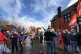 Union members on the picket line outside Shieldhall Waste Wa