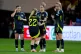 (left to right) Scotland's Kirsty Hanson, Erin Cuthbert, Sop