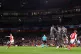 Arsenal's Declan Rice scores their side's first goal of the 