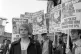 Celia Peach (now Stubbs) and demonstrators staging a silent 