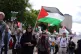 People take part in the National march for Palestine in cent