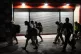 Migrants, mostly from Asian countries, arrived in Panama Cit