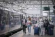 Passengers at Edinburgh's Waverley Station