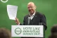 Scottish Green Party co-leader Patrick Harvie gives a keynot