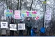 People take part in an anti-abortion protest, organised by 4