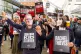 A People's Assembly rally outside the ACC Arena, Liverpool, 
