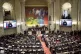 Colombian President Gustavo Petro delivers a speech during t
