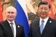 Chinese President Xi Jinping, right, and Russian President V