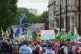 Demonstrators during a Restore Nature Now protest in central