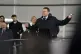 Leader of Plaid Cymru, Rhun ap Iorwerth, makes a speech on t