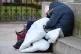 Homeless people rough sleeping