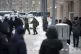 Investigators work at the place where Lt. General Igor Kiril
