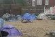 Around 30 homeless people lived on the site before being evi