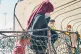 A mother and child rescued by the Sea-Eye 4's crew disembark