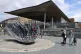 A view of the Senedd, the Welsh parliament building in Cardi