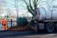 A tanker pumping out excess sewage from the Lightlands Lane 