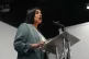Justice Secretary Shabana Mahmood giving a speech at London 