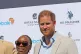The Duke of Sussex with Sentebale chairwoman Sophie Chandauk