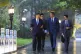 
In this photo released by Xinhua News Agency, visiting Spai