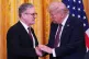 US President Donald Trump and Prime Minister Keir Starmer ho