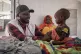Sudanese Children suffering from malnutrition are treated at