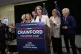 Wisconsin Supreme Court candidate Susan Crawford (centre) sp