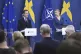 Swedish Prime Minister Ulf Kristersson and Minister of Energ