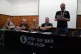 (L-R)  NEU Executive Member Louise Regan, Sean Vernell UCU N
