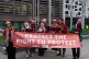 Protesters sing Christmas carols outside the Home Office, De