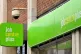 The signs on the Jobcentre Plus office in Lisson Grove, nort