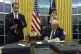 President Donald Trump signs an executive order regarding th