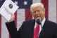 President Donald Trump speaks during an event to announce ne