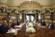 U.S. Secretary of State Marco Rubio (second left) meets with