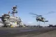 This photograph released by the U.S. Navy shows a MH-60S Sea