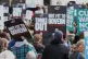 DECENT PAY: An anti-austerity march in London in April 
