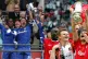 Chelsea with the FA Cup in 2012 (left) and (right) Liverpool