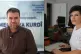 Mesopotamia Agency journalists Serdar Altan (left) and Dicle