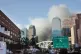 Smoke bollows from the destroyed World Trade Centre in New Y