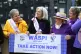 Waspi (Women Against State Pension Inequality) campaigners a