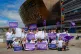 Welsh National Opera protesting outside Cardiff's Millennium