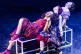 Fizzing with energy: Jocasta Almgill (left) 