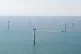 An aerial view showing the Centrica Energy Lincs offshore wi