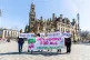 Unite members take part in a day of action for Energy4All in