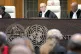 CENSORED BY THE WORLD: Presiding Judge Nawaf Salam reads the