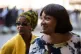 Diane Abbott and Shami Chakrabarti visit Yarl's Wood detenti