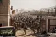 US marines pictured during an evacuation at Hamid Karzai Int