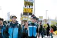 RESOLUTE: Amazon drivers went out on strike before the festi