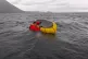 SHELL SHOCKED: Kayaker Adrian Simancas after being briefly s